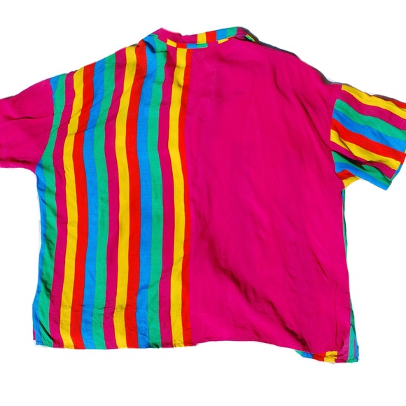Colourful Emilia Saachi Vintage Unisex Button-up - Picture 4 of 5